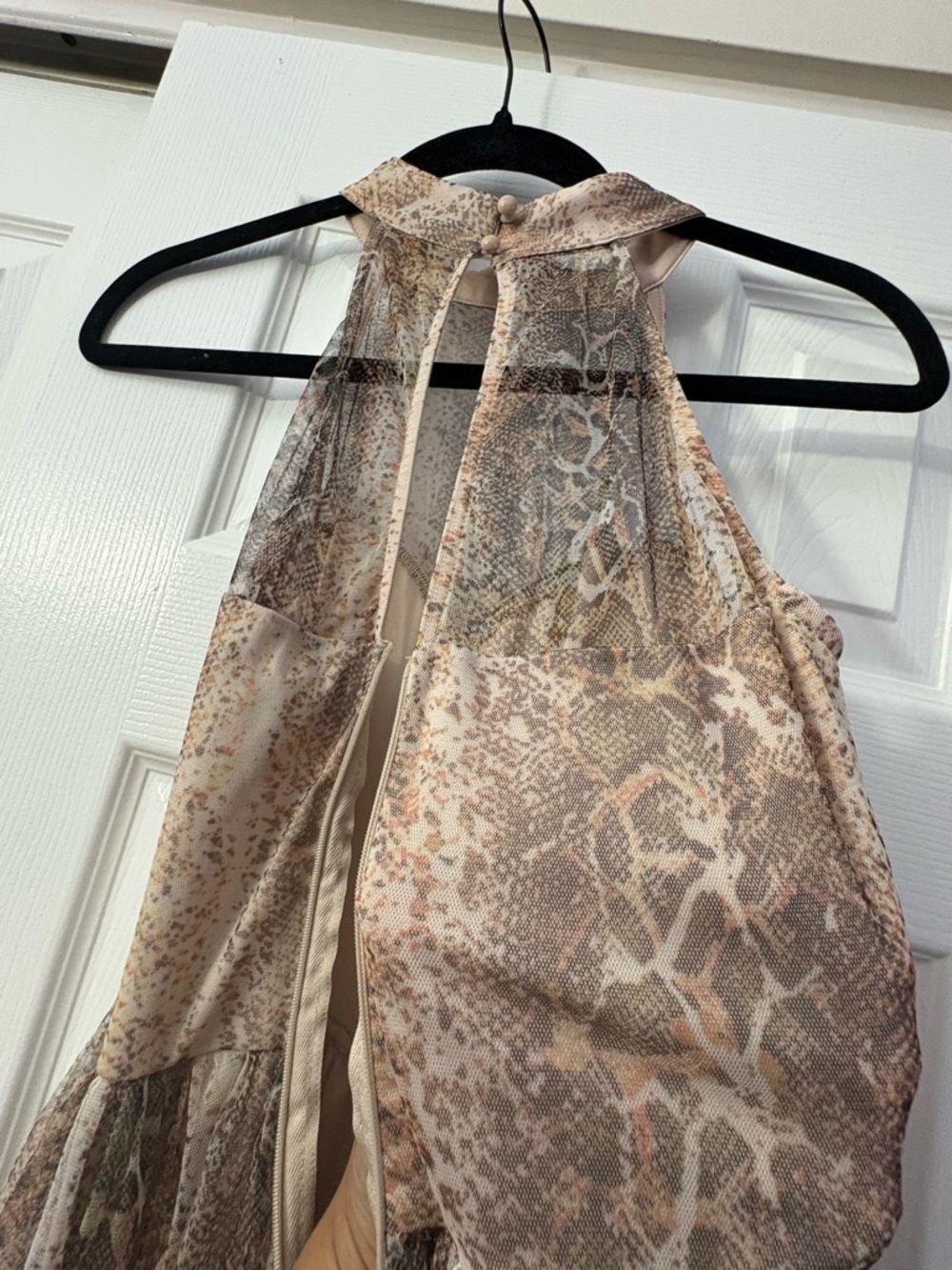 Candalite Snake-Print Maxi Dress Size Small (seems to run big - check listing) - Picture 8 of 12